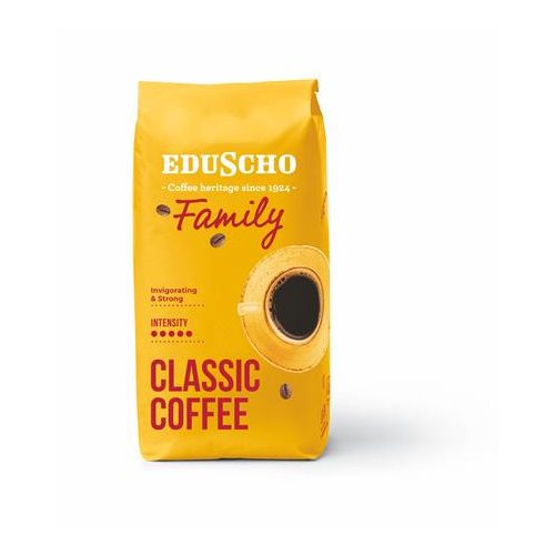 Kávé, pörkölt, szemes, 1000 g, EDUSCHO "Family"