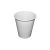 Műanyag pohár, 1,6 dl, 100 db, fehér