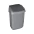Billenős szemetes, 25 l, CURVER "Swing top", ezüst/grafit