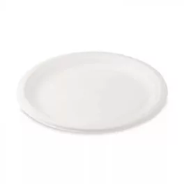 Tányér, PLA, lebomló, 17 cm, 50 db, "Party"
