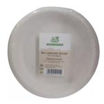 Tányér, PLA, lebomló, 17 cm, 50 db, "Party"