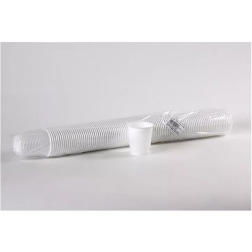 Műanyag pohár, 1 dl, 100 db, "Party", fehér