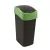 Billenős szemetes, 45 liter, CURVER "Pacific flip bin", fekete/zöld