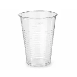Műanyag pohár, 3 dl, 50 db, víztiszta
