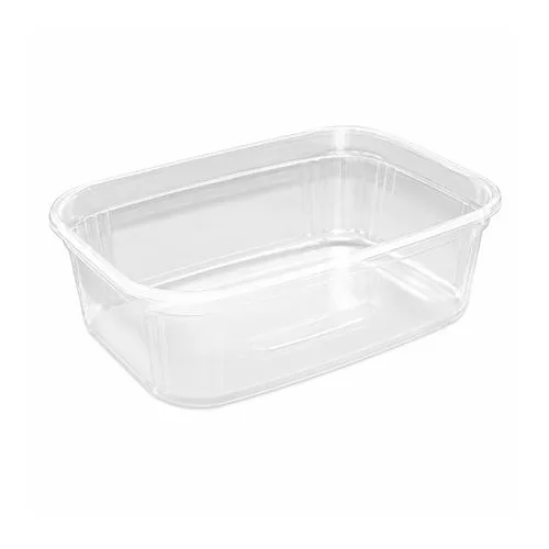 Műanyag tál, tetőzhető, 500 ml, 50 db "Svéd"
