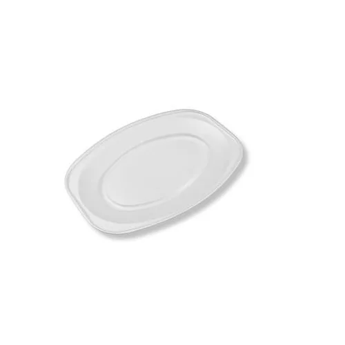 Hab hidegtálas tálca, 35x25x3 cm, 3 személyes, 10 db, fehér