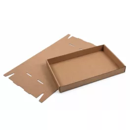 Papírtálca, street food, 26x16,5x3 cm, 200 db, barna