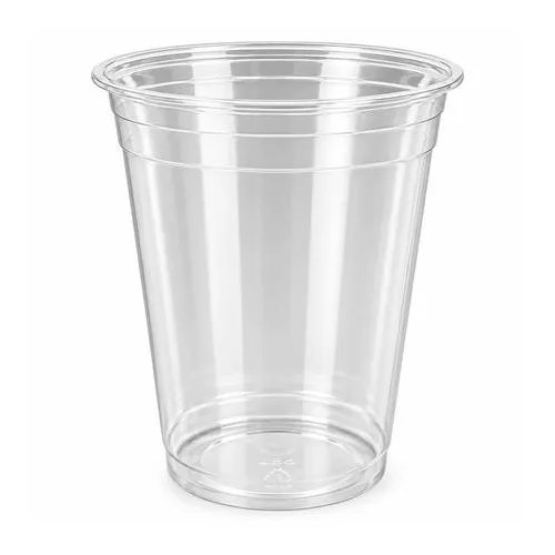 Műanyag shaker és koktélos pohár, 3 dl, 50 db, víztiszta