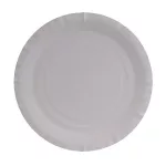 Papírtányér, kerek, 25 cm átmérő, VICTORIA FACILITY