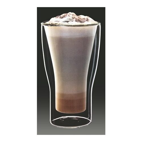 Latte macchiatos pohár, duplafalú üveg, 34cl, 2db-os szett, "Thermo"