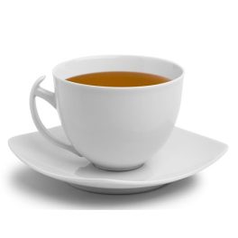   Teáscsésze+alj,ROTBERG, fehér, 45cl, 4db-os szett, "Quadrate"