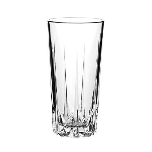 Üvegpohár, metszett, 6db-os szett, 33cl, "GastroLine HB"