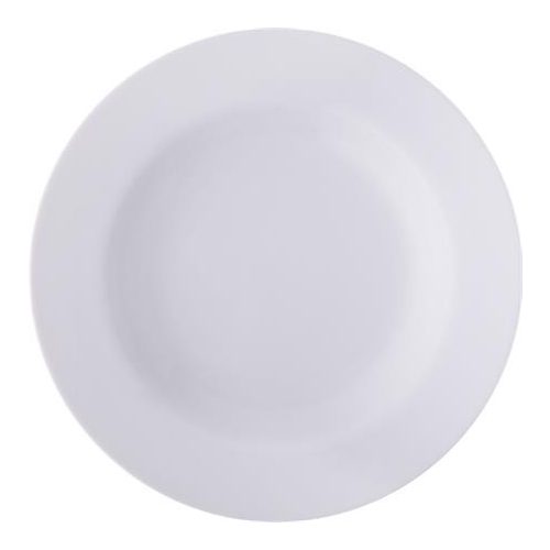 Mélytányér, fehér, 22,5 cm, 6 db-os szett, "Economic"