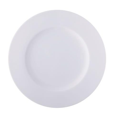 Csemegetányér, fehér, 21 cm, 6 db-os szett "Economic"