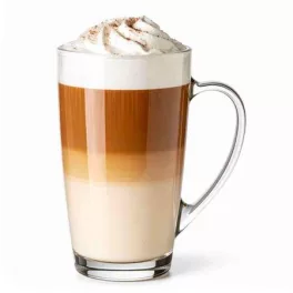   Üvegbögre, füllel, 2 db-os szett, íves 40cl "TeaTime"