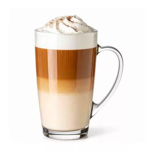 Üvegbögre, füllel, 6 db-os szett, íves 40cl "TeaTime"