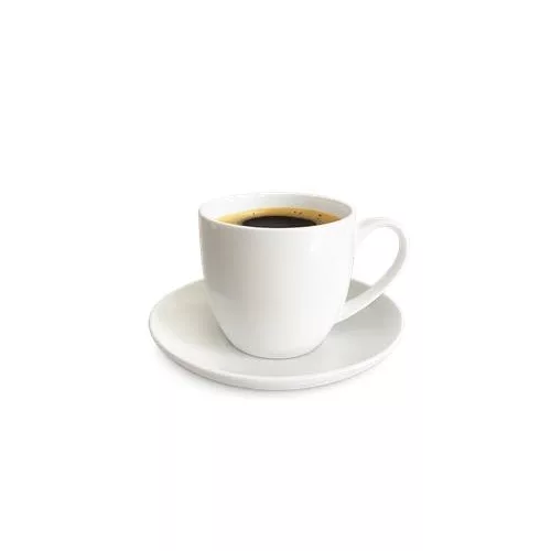 Kávéscsésze+alj, 18cl, 6db-os szett, "GastroLine", fehér