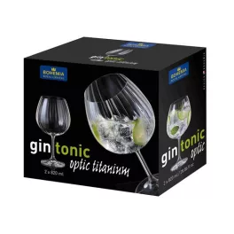 Gintonic kehely, talpas,  2db-os szett, 82cl