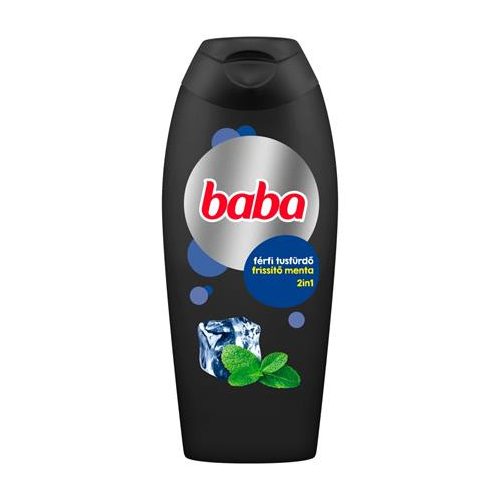 Tusfürdő, 400 ml, BABA, férfi mentakivonattal