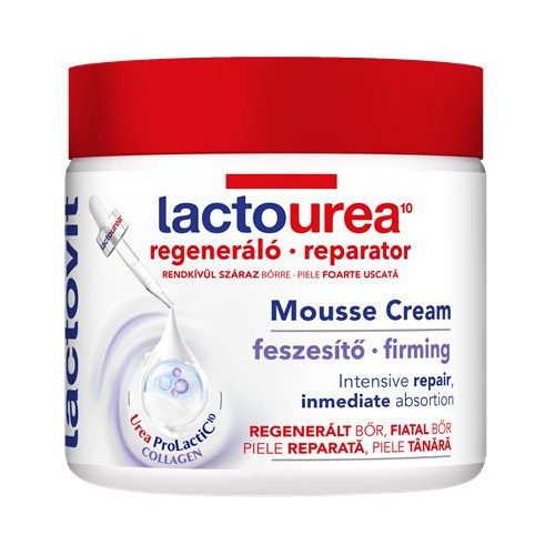 Testápoló mousse krém, 400 ml, LACTOVIT "Lactourea", bőrfeszesítő