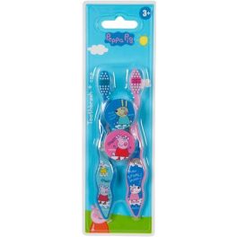   Fogkefe, gyerekeknek, puha, 2 db, kupakkal, 3+, "Peppa Pig"