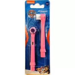   Pótfej, elektromos fogkeféhez, 2 db, "Paw Patrol", pink