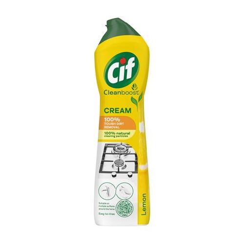 Súrolószer, 720 g/ 500 ml, CIF "Cream" citrom illat