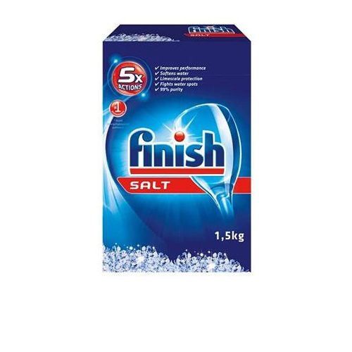Mosogatógép vízlágyító só, 1,5 kg, FINISH