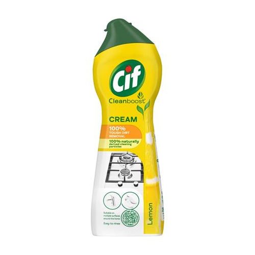 Súrolószer, 360 g/ 250 ml, CIF "Cream", citrom