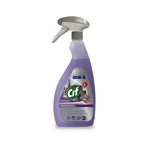 Általános tisztító- és fertőtlenítőszer, 750 ml, CIF "Pro Formula Safeguard" 2in1