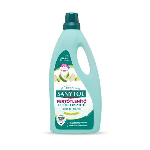 Felület tisztító-és fertőtlenítőszer, 1 l, SANYTOL, alma