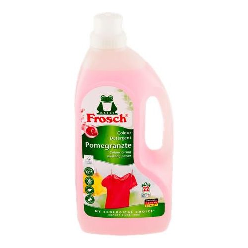 Folyékony mosószer, 1,5 l, FROSCH, gránátalma