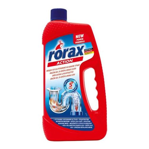 Lefolyótisztító gél, 1000 ml, RORAX