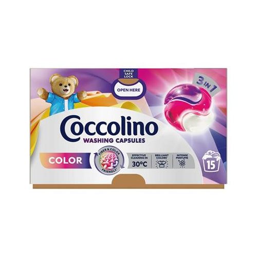 Mosókapszula, 15 db, COCCOLINO "Care Color"