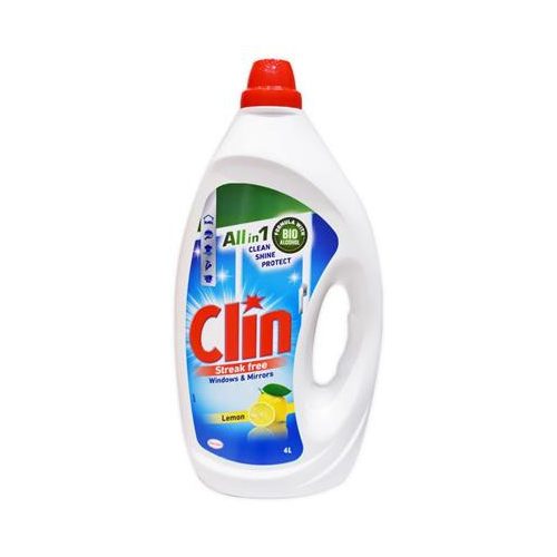 Ablaktisztító, 4 l, utántöltő, CLIN, citrom