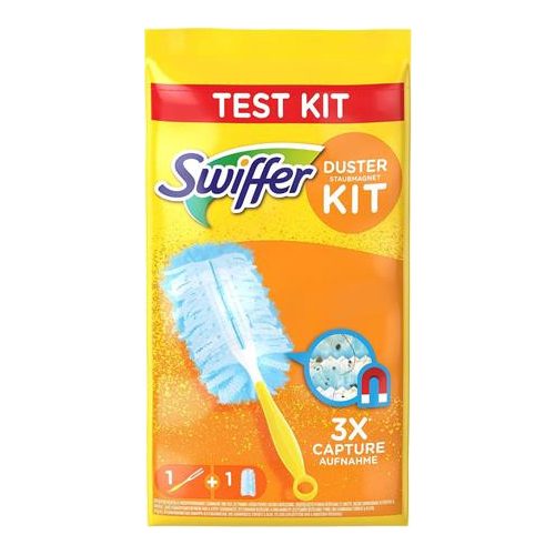 Portörlő próbakészlet, 1 nyél + 1 db utántöltő fej, SWIFFER "Duster"