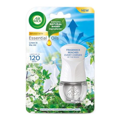 Illatosító készülék, elektromos, 19 ml, AIR WICK "Life scents", frissen mosott ruha