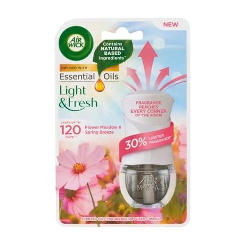 Illatosító készülék, elektromos, 19 ml, AIR WICK "Life scents", tavaszi virágos mező
