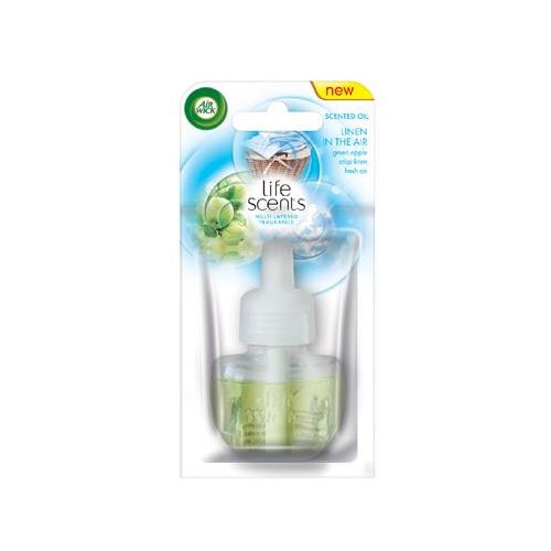 Illatosító készülék utántöltő, elektromos, 19 ml, AIR WICK "Life scents", frissen mosott ruha