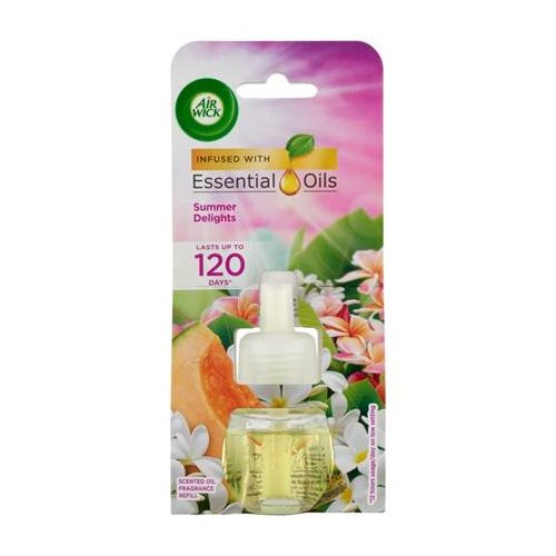 Illatosító készülék utántöltő, elektromos, 19 ml, AIR WICK "Life scents", nyári hangulat