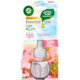   Illatosító készülék utántöltő, elektromos, 19 ml, AIR WICK "Life scents", tavaszi virágos mező