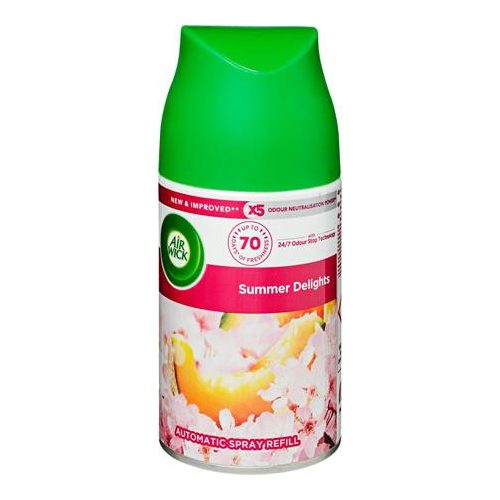 Illatosító készülék utántöltő, automata, 250 ml, AIR WICK "Freshmatic", nyári hangulatok