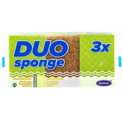 Mosogatószivacs, karcmentes, 2 db, BONUS "Duo"