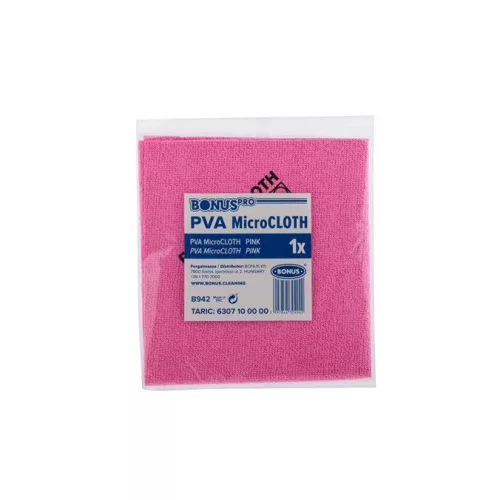 Törlőkendő, univerzális, 40x34 cm, BONUS "MicroCLOTH", pink