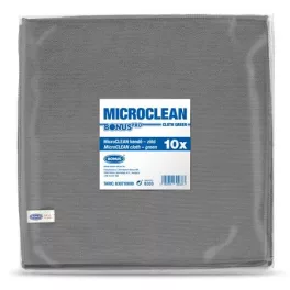   Törlőkendő, univerzális, 10 db, 32x32 cm, BONUS "MicroCLEAN", szürke