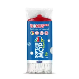 Felmosófej, ipari, BONUS "Pro SoftMOP", piros