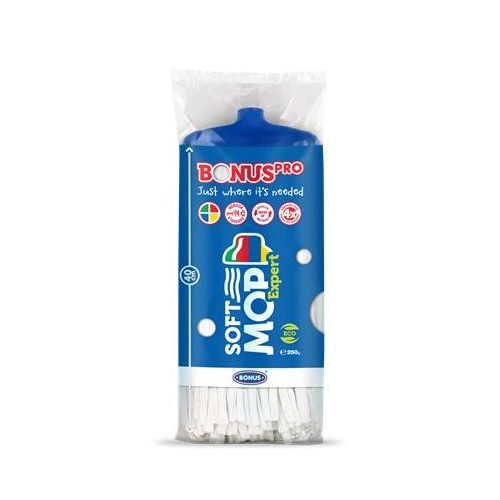 Felmosófej, ipari, BONUS "Pro SoftMOP", kék
