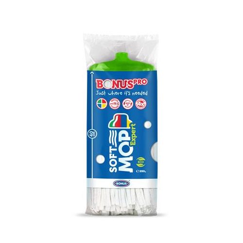 Felmosófej, ipari, BONUS "Pro SoftMOP", zöld