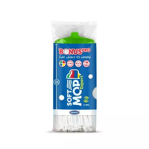 Felmosófej, ipari, BONUS "Pro SoftMOP", zöld
