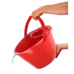 Felmosóvödör, csavarókosárral, 11 l, BONUS, piros